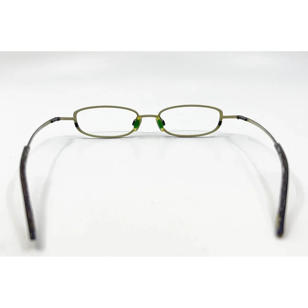 Sigrid Olsen Eyeglasses Womens Brown Oval Metal Frames 48-17-135